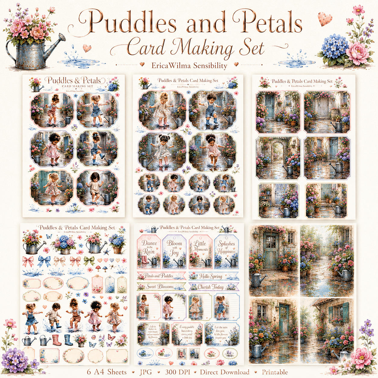 (image for) EW AI Card Making Set Puddles and Petals 2026